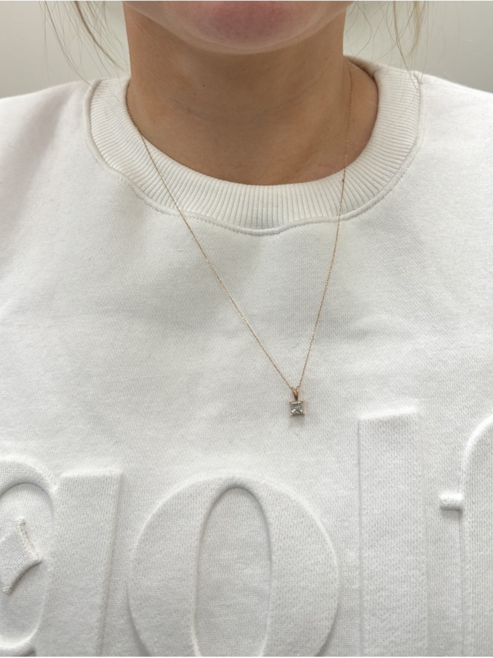 Golf Embroidered White Sweatshirt - Picture 11 of 15